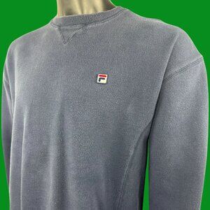 VTG Fila Classic Logo Crewneck Sweatshirt Embroidered F-Box Heritage Style